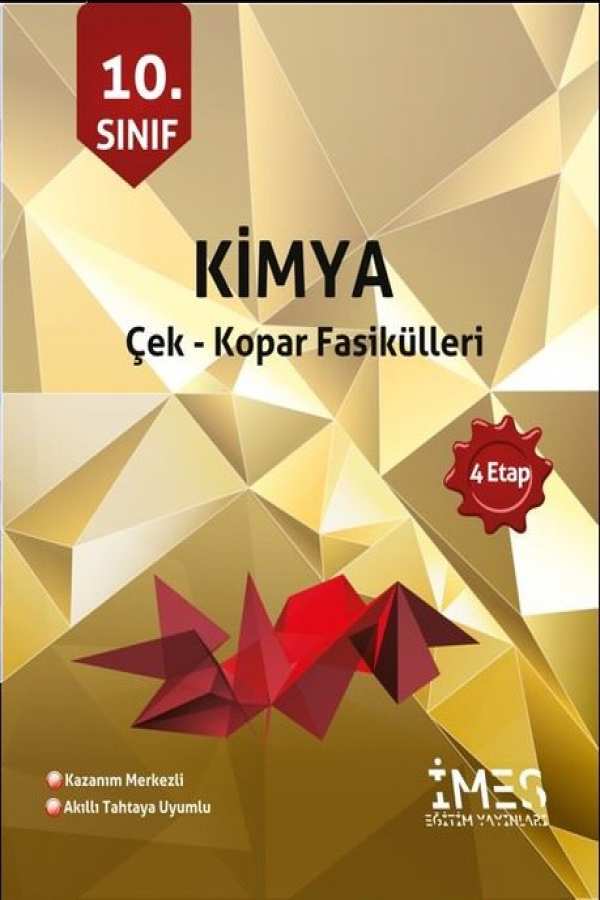 10.sınıf Kimya Çek - Kopar Fasikülleri 4 Etap
