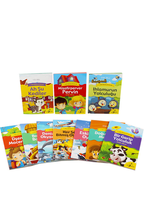 3. Sınıf Okuma Kitapları Seti - 10 Kitap - 640 Sayfa