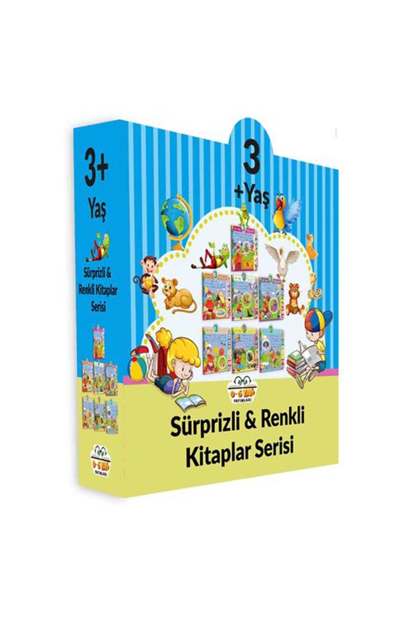 3 Yaş Sürprizli Ve Renkli Kitaplar Serisi- 7 Kitap