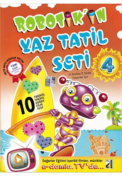 4. Sınıf Robotik İn Yaz Tatil Seti - Damla Yayınevi