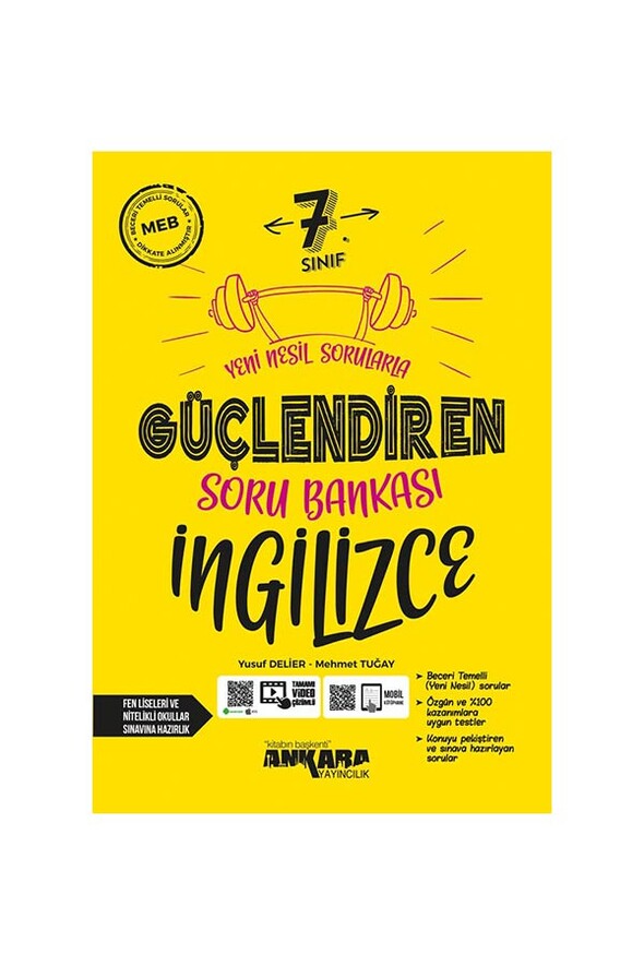 7. Sınıf Güçlendiren İngilizce Soru Bankası Ankara Yayıncılık