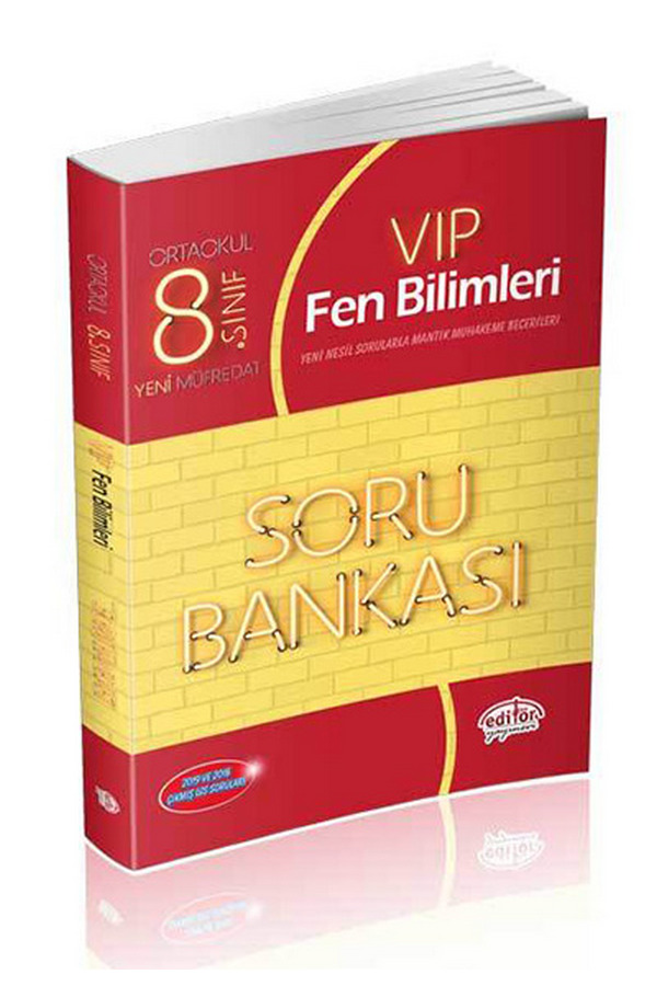 8. Sınıf Vıp Fen Bilimleri Soru Bankası - Editör Yayınevi