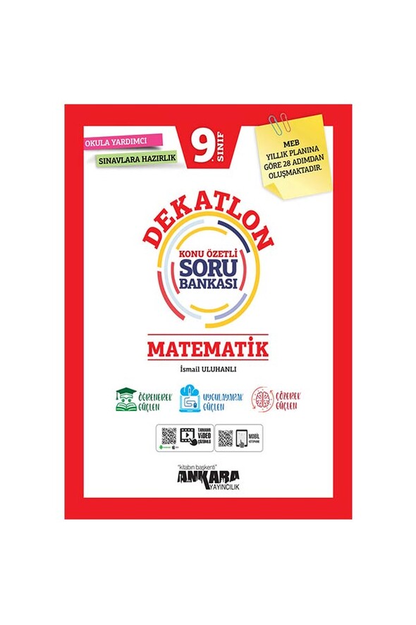 9. Sınıf Dekatlon Matematik Konu Özetli Soru Bankası Ankara Yayıncılık