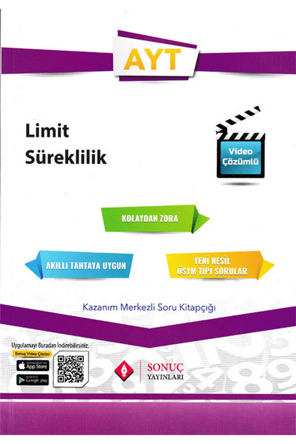 Ayt Limit Süreklilik Kazanım Merkezli Soru Kitapçığı - Sonuç Yayınları