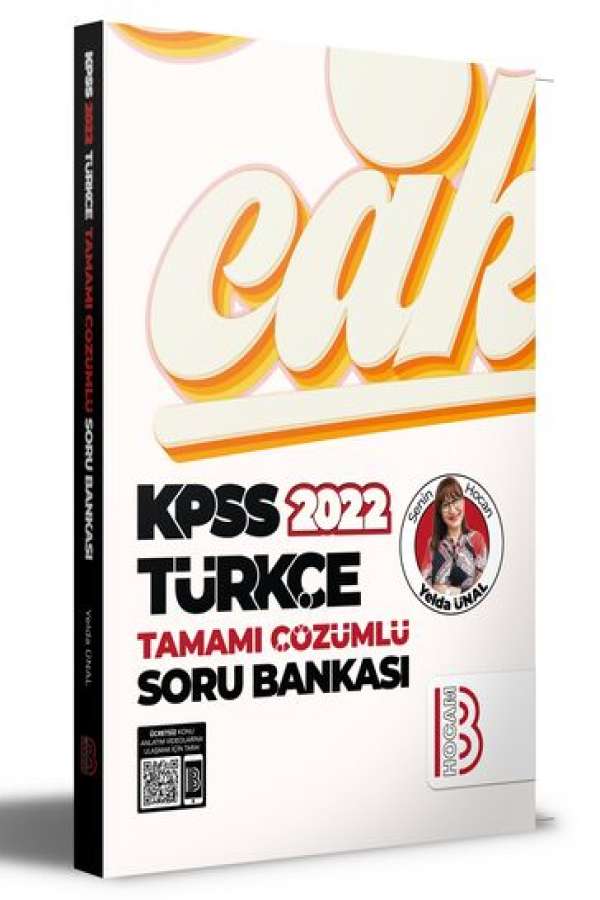 Benim Hocam Yayınları 2022 KPSS Türkçe Tamamı Çözümlü Soru Bankası