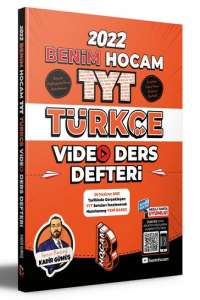 Benim Hocam Yayınları 2022 TYT Türkçe Video Ders Defteri - Thumbnail