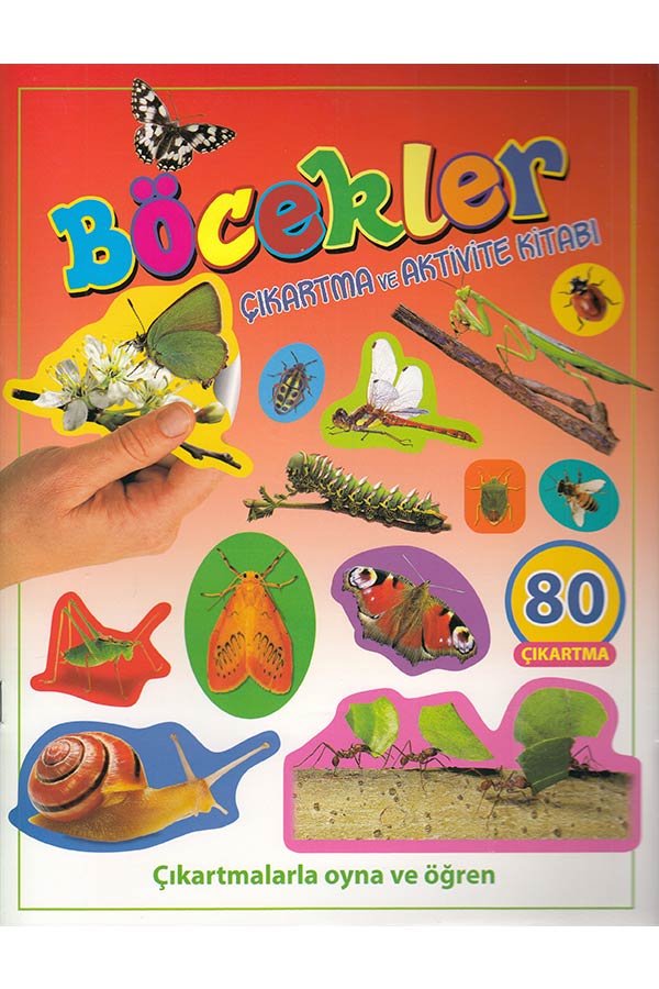 Böcekler Çıkartma Ve Aktivite Kitabı - Parıltı Yayınları