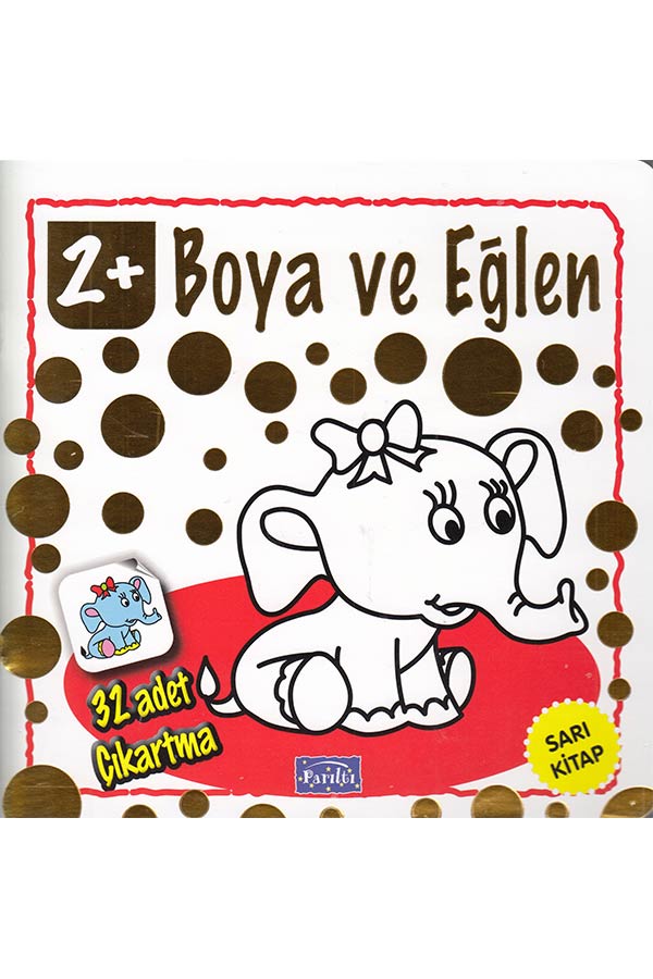 Boya Ve Eğlen Sarı Kitap - Parıltı Yayınları
