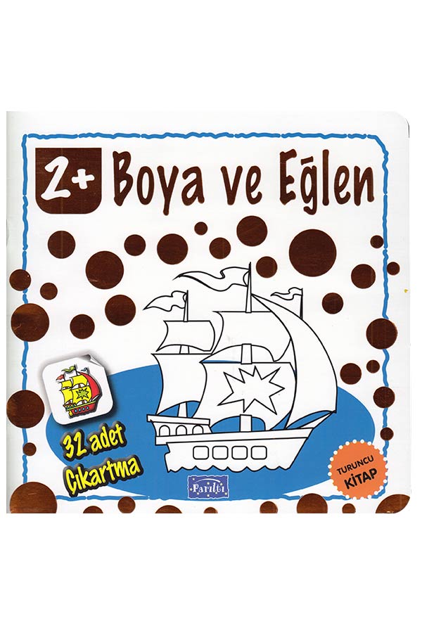Boya Ve Eğlen Turuncu Kitap - Parıltı Yayınları