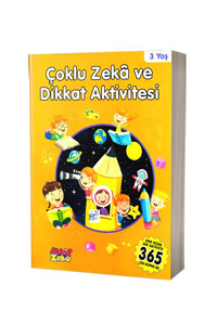 Çoklu Zeka ve Dikkat Aktivitesi 3 Yaş - Turuncu Kitap