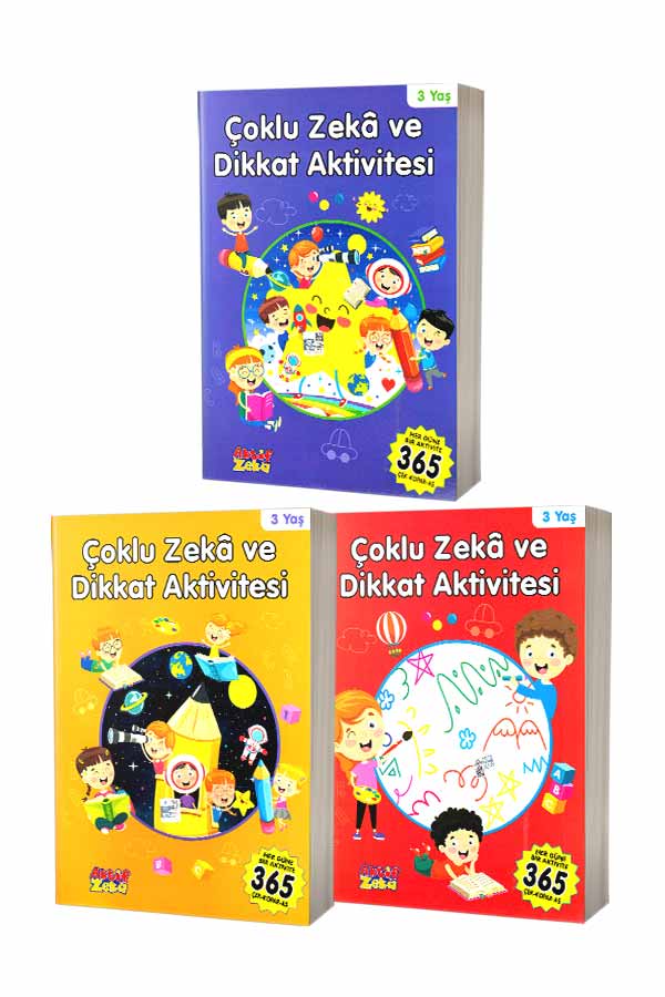 Çoklu Zeka Ve Dikkat Aktivitesi Seti - 3 Yaş