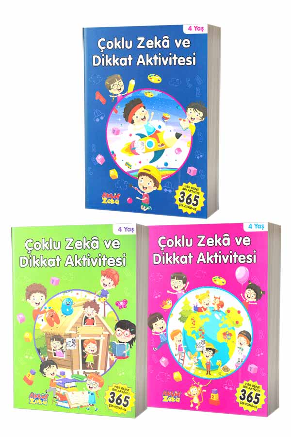 Çoklu Zeka Ve Dikkat Aktivitesi Seti - 4 Yaş