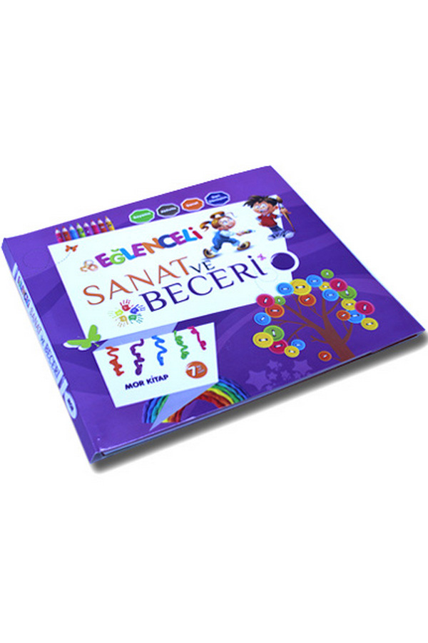 Eğlenceli Sanat Ve Beceri - Mor Kitap