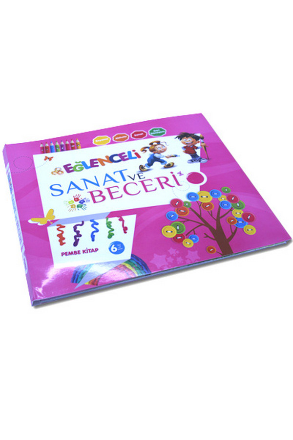 Eğlenceli Sanat Ve Beceri - Pembe Kitap