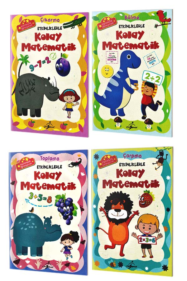 Etkinliklerle Kolay Matematik Seti - 4 Kitap