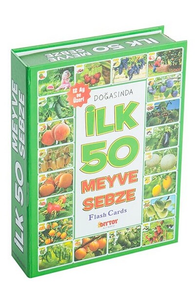 İlk 50 Meyve Sebze Flash Cards Diytoy