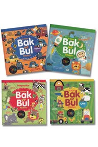 İlk Bilgiler Bak ve Bul Kitabım Seti - 4 Kitap