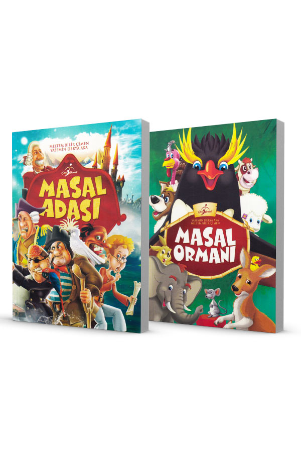 Masal Adası Ve Masal Ormanı - 2 Kitap