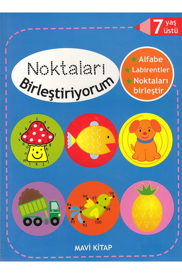 Noktaları Birleştiriyorum Mavi Kitap - Parıltı Yayınları