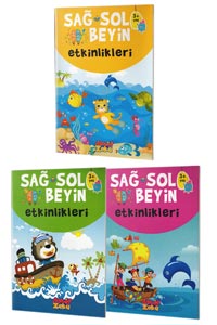 Sağ ve Sol Beyin Etkinlikleri Seti 3 Yaş