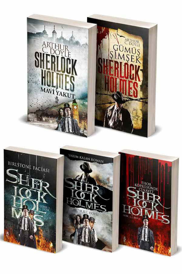 Sherlock Holmes Seti - 5 Kitap - Venedik Yayınları